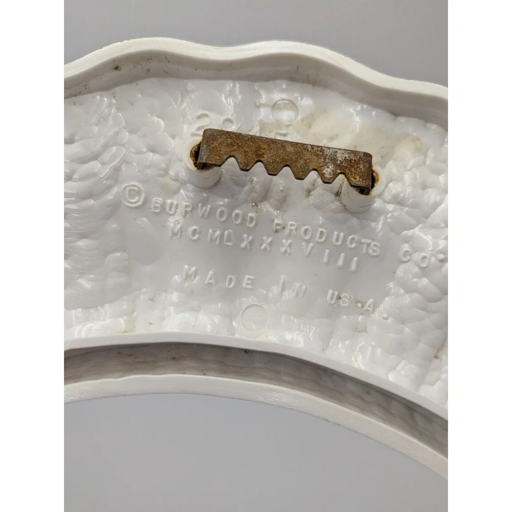 Burwood‎ White Hobnail Pink Ribbon Sconce Candle Holders Cottagecore Wall Set